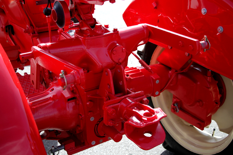 Here’s where you add farm implements onto the tractor in the rear.